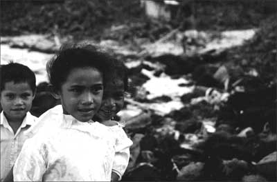 Children in Manono, Western Samoa