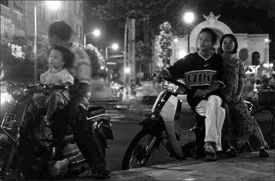 Sunday Night in Central Saigon, Vietnam