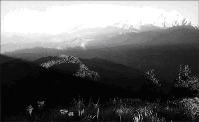 The climactic sunrise at Poon Hill, Annapurna, Nepal