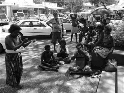 Parap market aborigines, Darwin, Australia