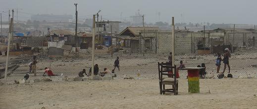 Beach at Accra, Ghana