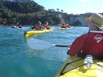 Exploring the Coastline near Hahei, New Zealand