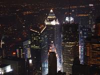 Times Square at night from the Empire State, NYC, USA