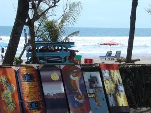 Art along Kuta Beach